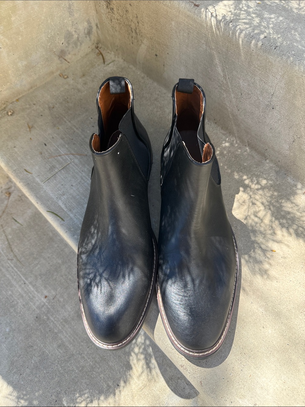 Nordstrom Black Leather Men's Chukka Boots